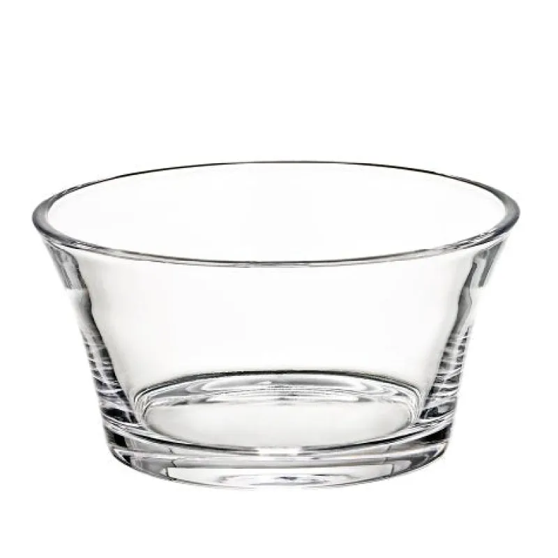 Dessertschalen^Cristalica Müslischale Loft 12cm Schüssel Dessertschälchen Kompottschale Bleikristall klar