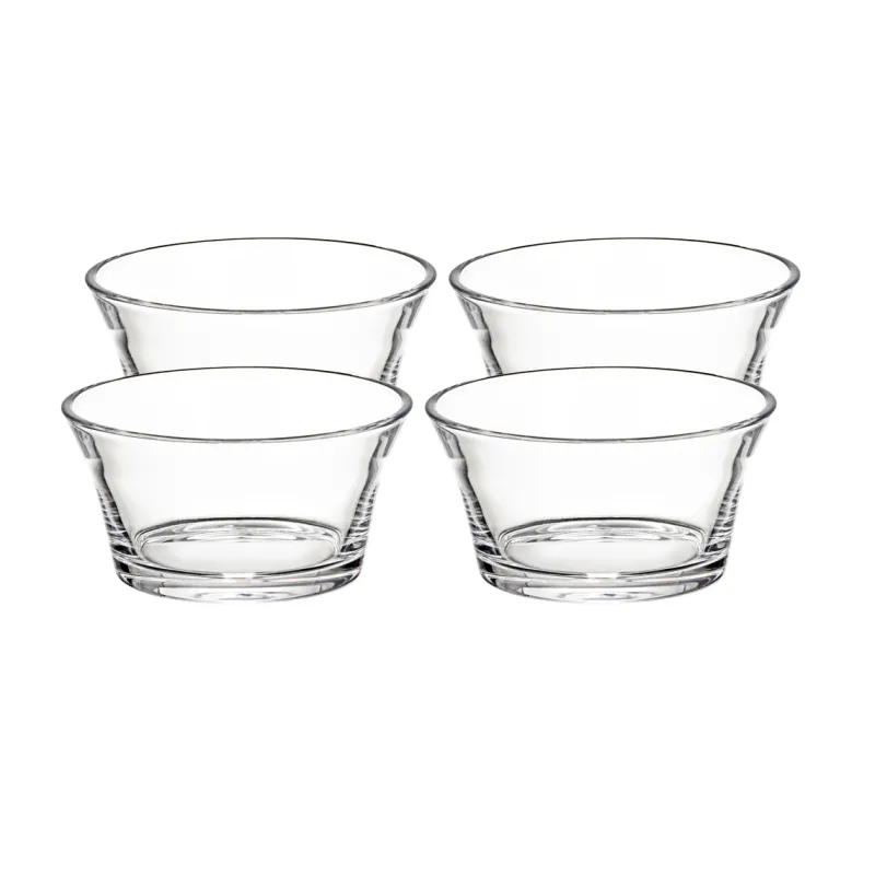 Dessertschalen^Cristalica Müslischale Loft 4er Set 12cm