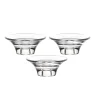 Kerzenhalter^Cristalica Multikerzenhalter aus Bleikristall 3er Set 4,5cm