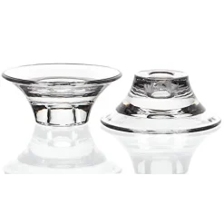 Kerzenhalter^Cristalica Multikerzenhalter aus Bleikristall 3er Set 4,5cm