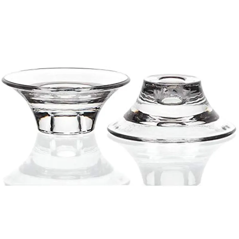 Kerzenhalter^Cristalica Multikerzenhalter aus Bleikristall 3er Set 4,5cm