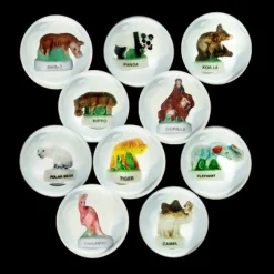 Nuggets & Murmeln^Cristalica Kingdom Murmeln mit Tierfiguren (30mm)