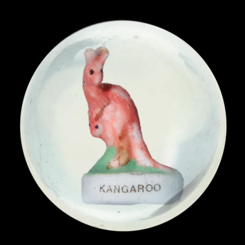 Nuggets & Murmeln^Cristalica Kingdom Murmeln mit Tierfiguren (30mm)