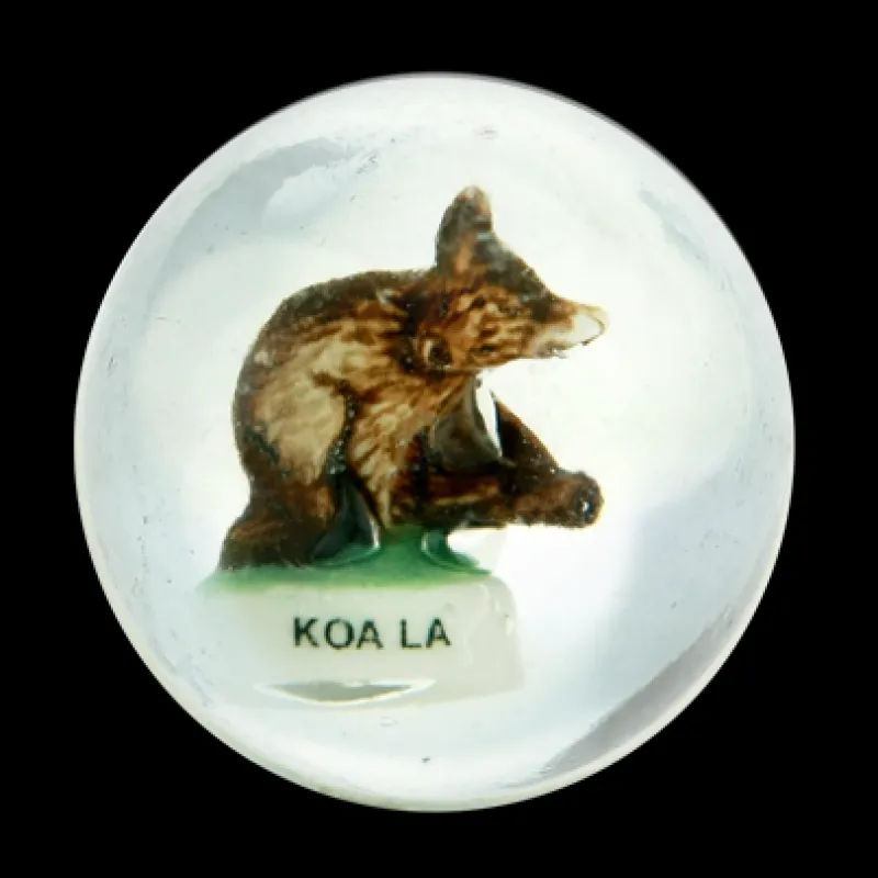 Nuggets & Murmeln^Cristalica Kingdom Murmeln mit Tierfiguren (30mm)