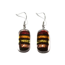 Ohrringe|Fusing Glasschmuck^Art Glass Ohrringe Fusing (4,3cm)