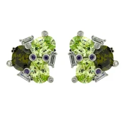 Sarah Kern Kollektion|Ohrringe^Schmuck Ohrstecker Harmonia aus 925 Sterling Silber für Damen Heat