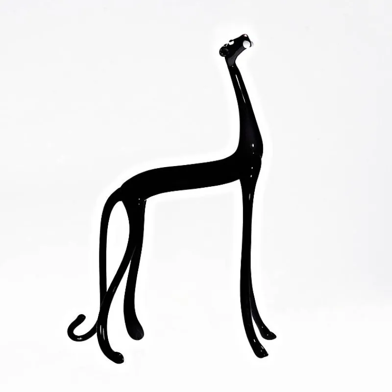 Geburtstag|Tiere & Figuren^Art Glass Panther Big 15-17cm Glas Tiere Figuren Sammeln Vitrine Dekoration