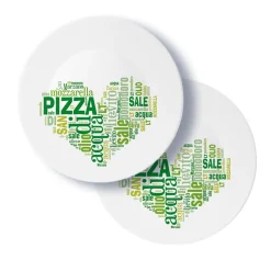 Teller & Platten^Glaswaren sonstige Pizzateller 33cm Grün 6er Set