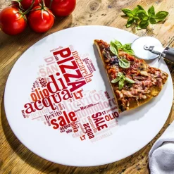 Teller & Platten^Glaswaren sonstige Pizzateller 33cm Rot 2er Set