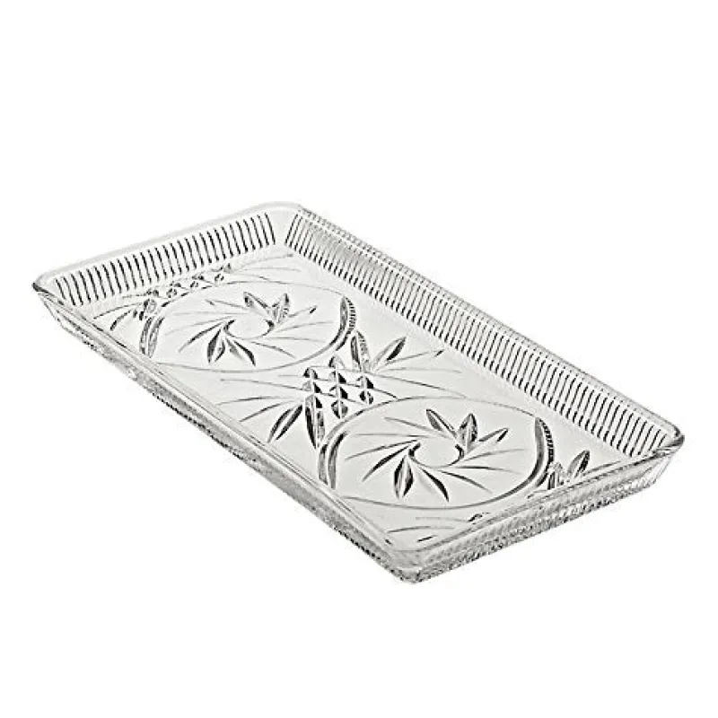 Kuchen & Torten^Cristalica Platte aus Bleikristall 2er Set 28cm