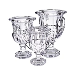 Pokal & Glasblock|Vasen^German Crystal Pokalvase Opera 18cm Transparent aus Bleikristall