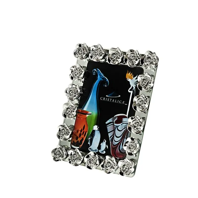 Fotogeschenk|Bilderrahmen^Cristalica Portraitrahmen Rose "Galerie" (13x18cm)