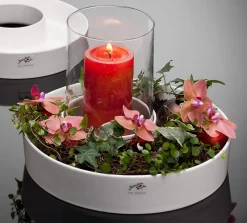 Schalen^Glaswaren sonstige Porzellanschale Ring 22,5 cm für Windlicht