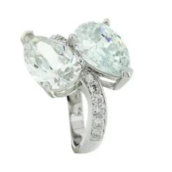 Sarah Kern Kollektion|Ringe^Cristalica Ring Eupompe aus 925 Sterling Silber Schmuck für Damen Heat