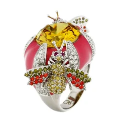 Sarah Kern Kollektion|Ringe^Schmuck Ring Klymene aus 925 Sterling Silber für Damen Heat