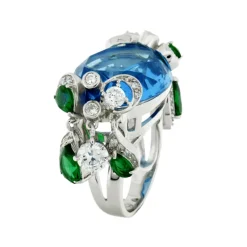 Sarah Kern Kollektion|Ringe^Cristalica Jewels Ring Kranto aus 925 Sterling Silber Schmuck für Damen Heat