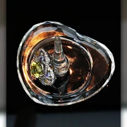 Valentienstag|Frauen^Glass Materials Ringhalter Herz 9cm