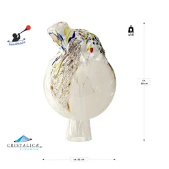 Tiere & Figuren|Rosenkugeln^Cristalica Kingdom Rosenkugel m. Frosch (12cm)