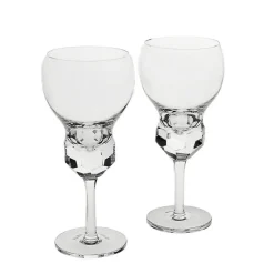 Weingläser^Fan Unikate Rotweinglas Diamonds Spectacle 230ml, Transparent, aus Bleikristall