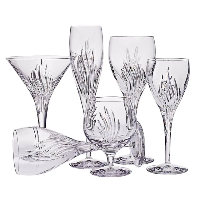 Weingläser^German Crystal Rotweinglas Flame 340ml, Transparent, aus Bleikristall