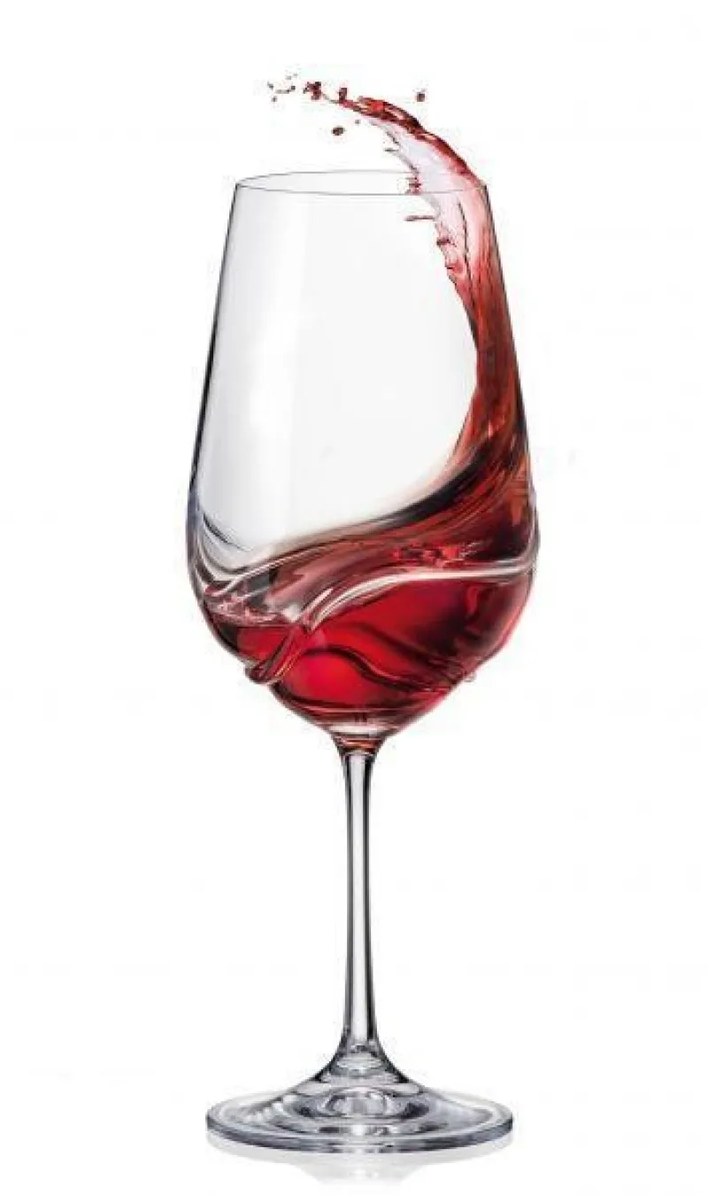 Weingläser^Cristalica Kingdom Rotweinglas Weinkelch Turbulence 350ml klar Kristallglas dekantieren