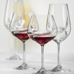 Weingläser^Cristalica Kingdom Rotweinglas Weinkelch Turbulence 550ml klar Kristallglas dekantieren