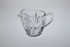 Milch & Zucker^Cristalica Sahne/-Milchkännchen Krug Tulip Imperial 200ml transparent Bleikristallglas