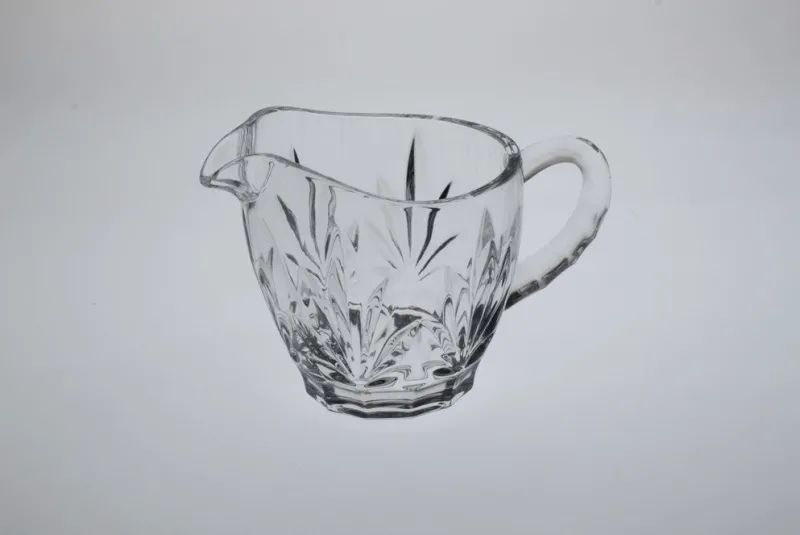 Milch & Zucker^Cristalica Sahne/-Milchkännchen Krug Tulip Imperial 200ml transparent Bleikristallglas