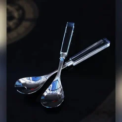 Besteck & Zubehör^Glass Materials Salatbesteck klar (32cm)