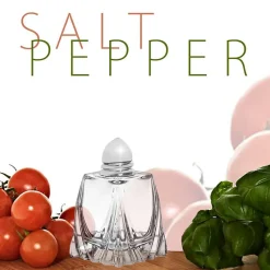 Salz & Pfeffer^Cristalica GmbH Salz/Pfefferstreuer 7 cm Transparent Kristall