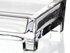 Schalen^Cristalica Schale auf Füßen Venezia 2er Set 11x11cm