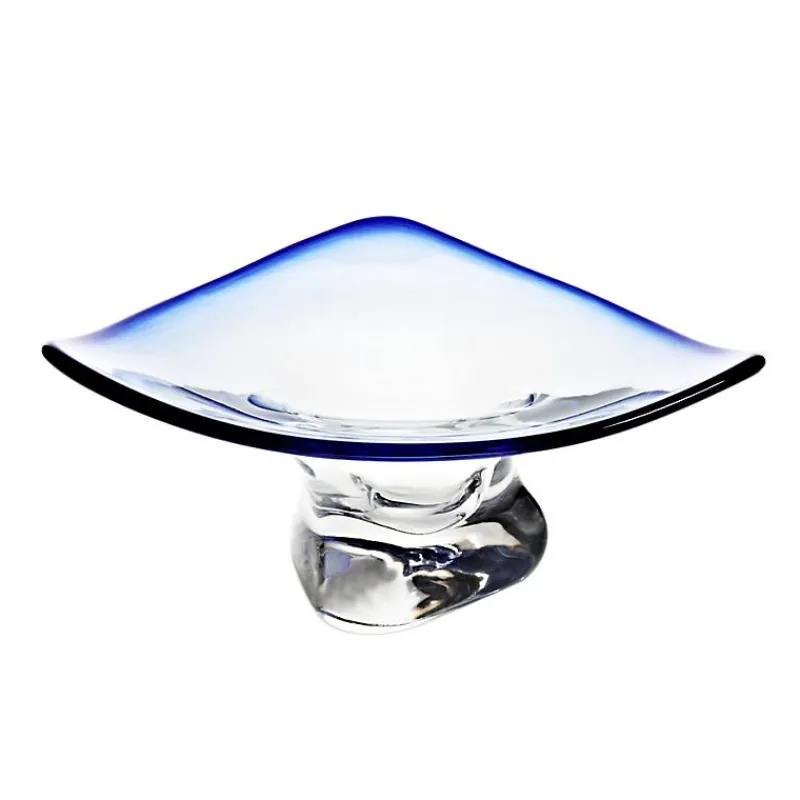 Schalen^Art Glass Schale dreieckig "Pavel" (23cm)