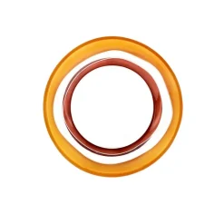 Halloween|Schalen^German Crystal Schale Elements Ø21cm, Orange/Rot, aus Bleikristall