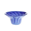 Schalen^Art Glass Schale gestreift "Pavel" (19cm)