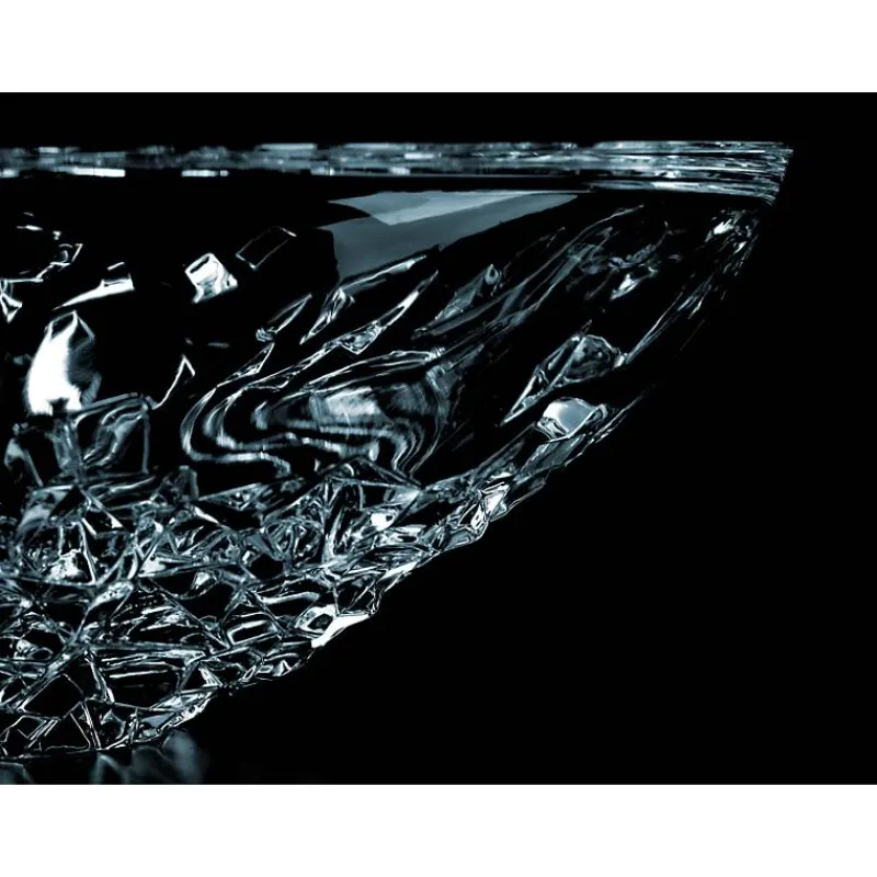 Schalen^German Crystal Schale Katarina Gold 32,5cm, Transparent, aus Bleikristall