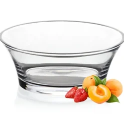 Frauen|Schalen & Schüsseln^German Crystal Schale Loft 21cm Salatschüssel Obst Gefäß Buffet Bleikristallglas klar