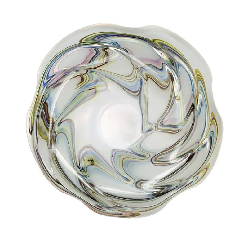 Schalen^Art Glass Schale mit Fadendekor "Pavel" (19cm)