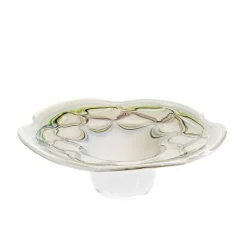 Schalen^Art Glass Schale mit Fadendekor "Pavel" (25cm)