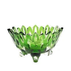 Schalen^Art Glass Schale mit 3Füßen "King" (20,5cm)