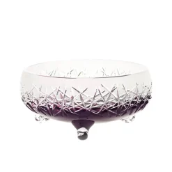 Schalen^Art Glass Schale mit 3Füßen "King" (20,5cm)