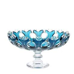 Schalen^Art Glass Schale mit Fuß "King" (30,5cm)