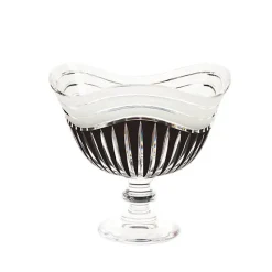 Schalen^Art Glass Schale mit Fuß "King" (24,5cm)