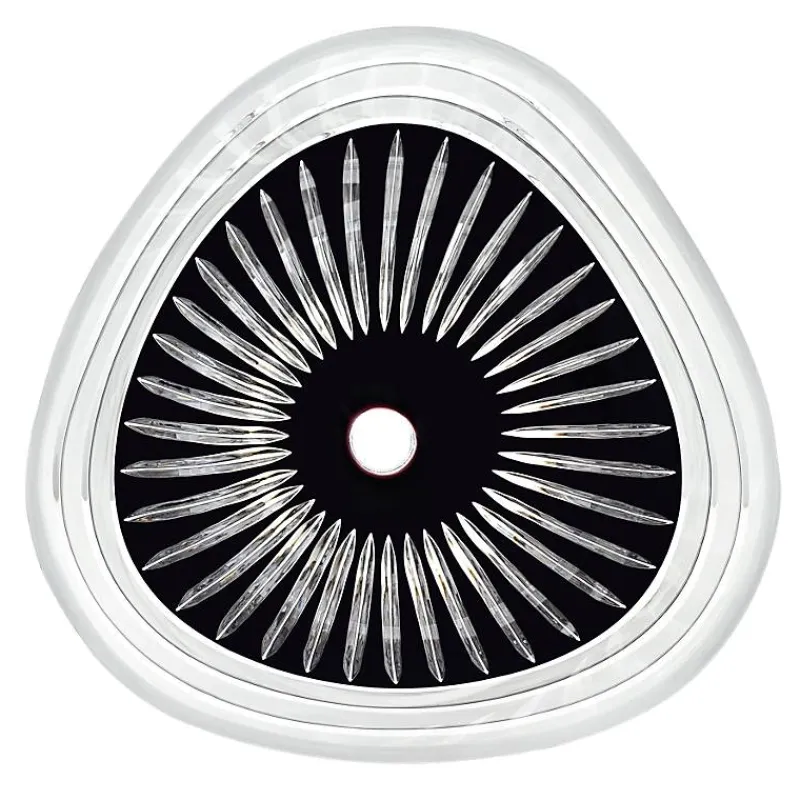 Schalen^Art Glass Schale mit Fuß "King" (24,5cm)