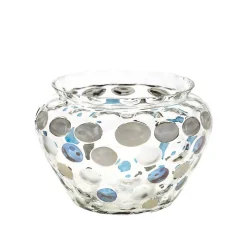 Schalen^Art Glass Schale mit Punkten, Funny Points 20cm, aus Glas