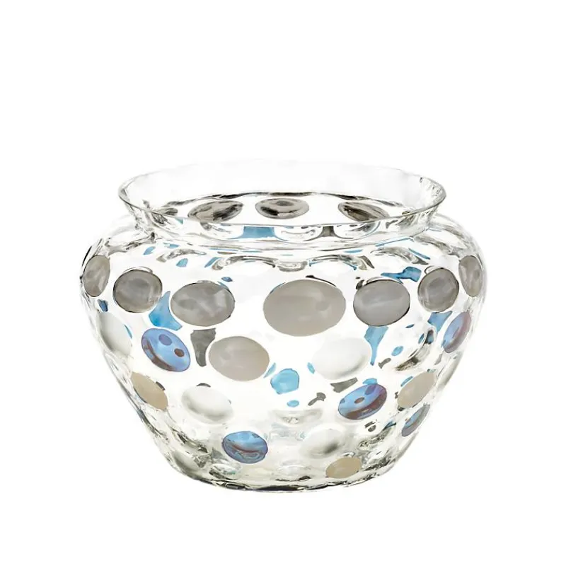 Schalen^Art Glass Schale mit Punkten, Funny Points 20cm, aus Glas