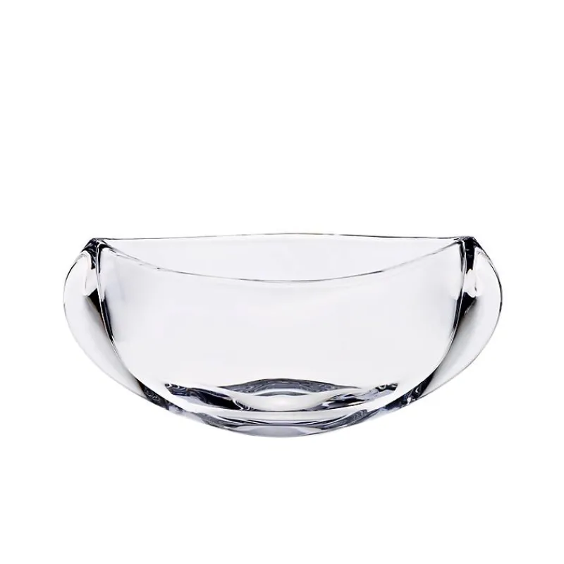 Schalen^Art Glass Schale Obstschale oval Laguna Spirits 32cm Bleikristall