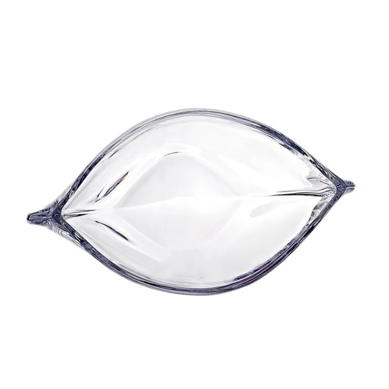 Schalen^Art Glass Schale Obstschale oval Laguna Spirits 32cm Bleikristall