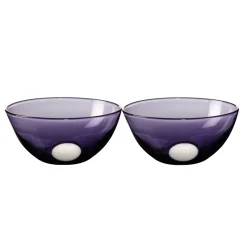 Dessertschalen^Cristalica Schale One Dot "Colori" 2er Set (12,5cm)