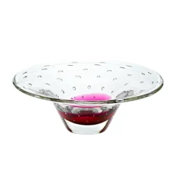 Schalen^Art Glass Schale "Red Queen" (32 cm)