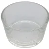 Schalen & Schüsseln^Cristalica Schale Transparent mit streifen, Rund Durchmesser ca. 9cm, ca. 190ml
